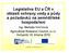 Legislativa EU a ČR v oblasti ochrany vody a půdy