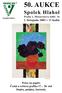 50. AUKCE. Spolek Hlahol. 1. listopadu 2003 v 11 hodin. Práce na papíře Česká a světová grafika 17. - 20. stol Dopisy, podpisy, kuriozity