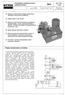 SA4. Popis konstrukce a funkce STAVEBNICE HYDRAULICKÝCH HC 7100 11/98. pmax 31 MPa Q 0,5-42 dm 3. min -1 Nahrazuje HC 7100 5/95