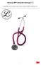 Stetoskop 3M Littmann Cardiology S.T.C. Gratulujeme vám k zakoupení vašeho nového stetoskopu Littmann Cardiology S.T.C.