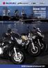 Street 2007. Bandit 1250S/1250 Bandit 650S/650 GSR600 SV650S/650