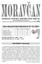 Informaãní zpravodaj Obecního úfiadu Morávka www.beskydy.cz/moravka V Morávce 18. února 2002. Stav obyvatel Obce Morávka k 31. 12.