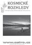 ROZHLEDY. www.astro.cz VĚSTNÍK ČESKÉ ASTRONOMICKÉ SPOLEČNOSTI. Číslo 3/2015. Samostatně neprodejná příloha časopisu Astropis