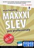 SLEV MAXXXI. pro profesionály. mini katalog 1.10. - 31.10.2011