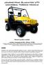 JourneyMan Gladiator UTV Universal Terrain Vehicle