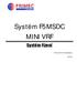Systém F5MSDC MINI VRF
