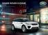 RANGE ROVER EVOQUE CENÍK MODELOVÝ ROK 2016 KVĚTEN 2015