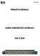 AD-125. Návod k obsluze. Audio distribuční zesilovač AD-125A