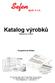 Katalog výrobků Platnost od 1.5.2015