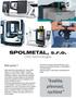 SPOLMETAL, s.r.o. CNC technologies