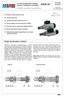 SD2E-A2. Popis konstrukce a funkce HC 4040 07/2014. 2/2 elektromagneticky ovládané vestavné šoupátkové rozváděče. Nahrazuje HC 4040 07/2013