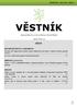 VĚSTNÍK MINISTERSTVA ŽIVOTNÍHO PROSTŘEDÍ. www.mzp.cz OBSAH. Rozhodnutí ministra_kubíčková.pdf