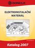 OBSAH: Elektroinstalační materiál BONEGA. Technická podpora. 3 www.bonega.cz