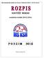 Moravskoslezský krajský svaz házené, Vítkovická 3083/1, 702 00 Ostrava SOUTĚŽÍ MSKSH. soutěžní ročník 2015/2016