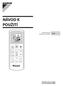 NÁVOD K POUŽITÍ. Návod k použití Bezdrátové sluchátko. Český. OM-GS02-1011(1)-Daikin Part No.: R08019037090A MODE TURBO TIMER CANCEL