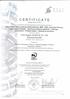 CERTIFICATE. Number: HCA-CoC-0183. This certificate confirms that the procedure for the production or the trade of