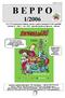 B E P P O 1/2006. Pro řádné členství nezapomeňte poslat přihlášku a příspěvky do 28.2.2006!!
