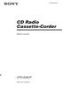 CD Radio Cassette-Corder