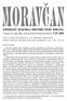 Informaãní zpravodaj Obecního úfiadu Morávka LESY ČESKÉ REPUBLIKY, S. P. HRADEC KRÁLOVÉ LESNÍ SPRÁVA FRÝDEK MÍSTEK, MORÁVKA 557, PSČ 739 04