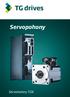 Servopohony. Servomotory TGN