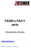 FA200 a FA211 série. Uživatelská příručka. www.zutemer.cz. www.zutemer.cz obchod@zutemer.cz servis@zutemer.cz 1