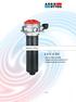 Zpětné filtry E 212 E 222. pro vestavbu do nádrže připojovací závit do velikosti G1¼ jmenovitý průtok do 220 l/min. 20.40-6c