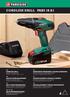 CORDLESS DRILL PABS 18 A1