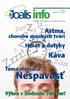 Nespavost. Káva. Astma, Hmat a dotyky. Téma mesiaca: choroba mnohých tvári. Výhra v hodnote 100 eur! Bulletin informacnej a celostnej medicíny