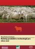 Katalog produktù a technologií pro chov ovcí