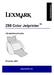 Z55 Color Jetprinter. Uživatelská příručka. Prosinec 2001. www.lexmark.com