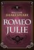 ROMEO A JULIE WILLIAM SHAKESPEARE