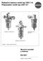 Redukční tlakový ventil typ 2357-1/6 Přepouštěcí ventil typ 2357-2/7