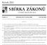 SBIбRKA ZAб KONUй. RocоnУбk 2002. Cо ESKAб REPUBLIKA. Cо aбstka 73 Rozeslaбna dne 9. kveо tna 2002 Cena Kcо 26,20 OBSAH: