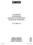 ZANUSSI CHLADNIÈKA CH ODZIARKA ZT 75 (RB 70 I) NÁVOD K OBSLUZE INSTRUKCJA OBS UGI NÁVOD NA OBSLUHU CZ PL SK HU