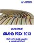 PROPOZICE GRAND PRIX 2013