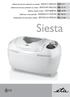 Electric bread maker USER MANUAL. Elektromos kenyérsütő HASZNÁLATI UTASÍTÁS