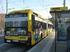 Solaris - hybridní autobus vyjíždí
