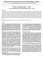 HODNOCENÍ POVRCHOVÉHO ODTOKU VODY METODOU SIMULACE DEŠTĚ EVALUATION OF WATER SURFACE RUNOFF USING RAIN SIMULATION METHOD