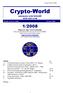 Crypto-World Informační sešit GCUCMP ISSN 1801-2140