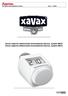 Xavax úsporná elektronická termostatická hlavice, systém MAX! Xavax úsporná elektronická termostatická hlavica, systém MAX!