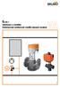 6.VA-1 Informace o výrobku Motorizování zdvihových ventilů různých výrobcůva