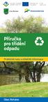 Obec Rohatec. Příručka pro třídění odpadu. Praktické rady a důležité informace. Obec Rohatec