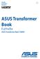 ASUS Transformer Book E-příručka