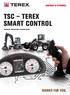 NOVINKY O VÝROBKU TSC TEREX SMART CONTROL PŘESNĚJŠÍ KOMFORTNĚJŠÍ PRODUKTIVNĚJŠÍ