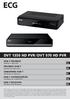 DVT 1350 HD PVR / DVT 970 HD PVR