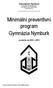 Minimální preventivní program Gymnázia Nymburk