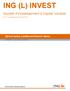 ING (L) INVEST. Société d'investissement à Capital Variable. Výroční zpráva a auditované finanční výkazy. R.C.S. Luxembourg N B 44 873