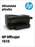 HP Officejet 7610 Wide Format e-all-in- One. Uživatelská příručka