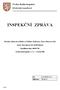 INSPEKČNÍ ZPRÁVA. Střední odborné učiliště a Učiliště, Sedlčany, Petra Bezruče 364. Adresa: Petra Bezruče 364, 264 80 Sedlčany