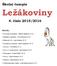 Ležákoviny. Školní časopis. 4. číslo 2015/2016. Rubriky: Co se stalo na naší škole Barbora Hladíková, IX. B